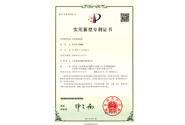 8970-U-JWSW 专利证书